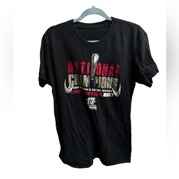 CRIMSON TIDE National Champions 2017 large vintage t shirt Alabama Bama Pride - Picture 1 of 9